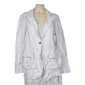 Free People White Utility Jacket